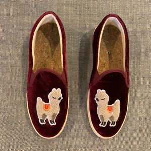 Soludos Velvet Llama Sneaker